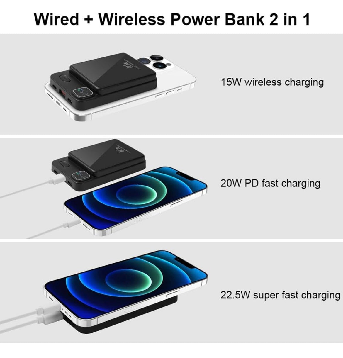 CARGADOR PORTATIL 10.000 mah